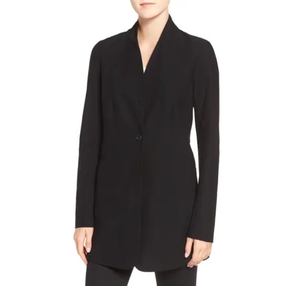eileen fisher crepe jacket